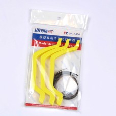 UA-901606  Bow Shape Holders with Abrasive Paper Belts 3 pieces